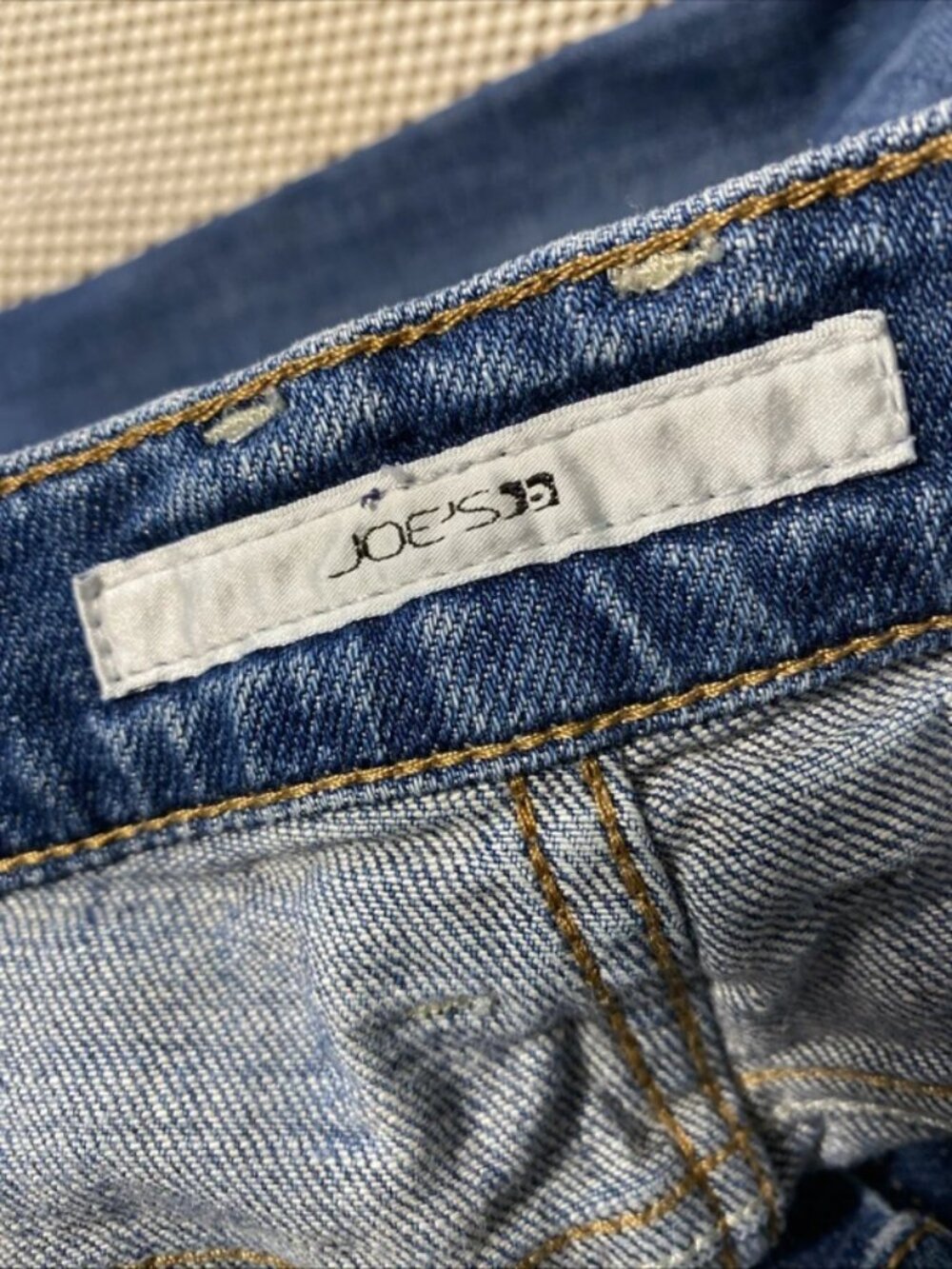 Joe's Jeans Sz W27 Womens Straight Socialite Kicker Medium Wash Blue Denim - Picture 5 of 5
